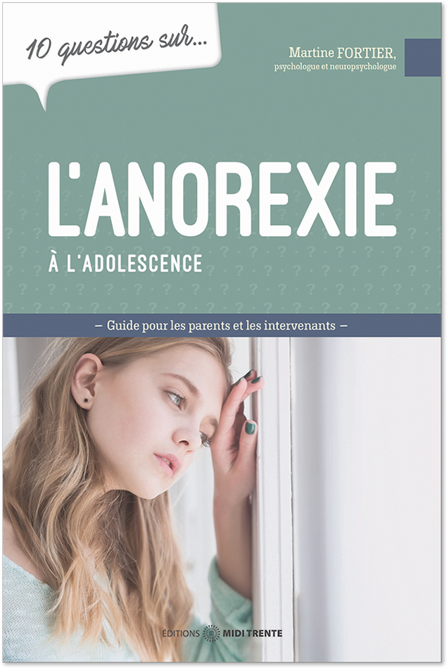 Couverture du livre 10 questions sur... L'anorexie à l'adolescence