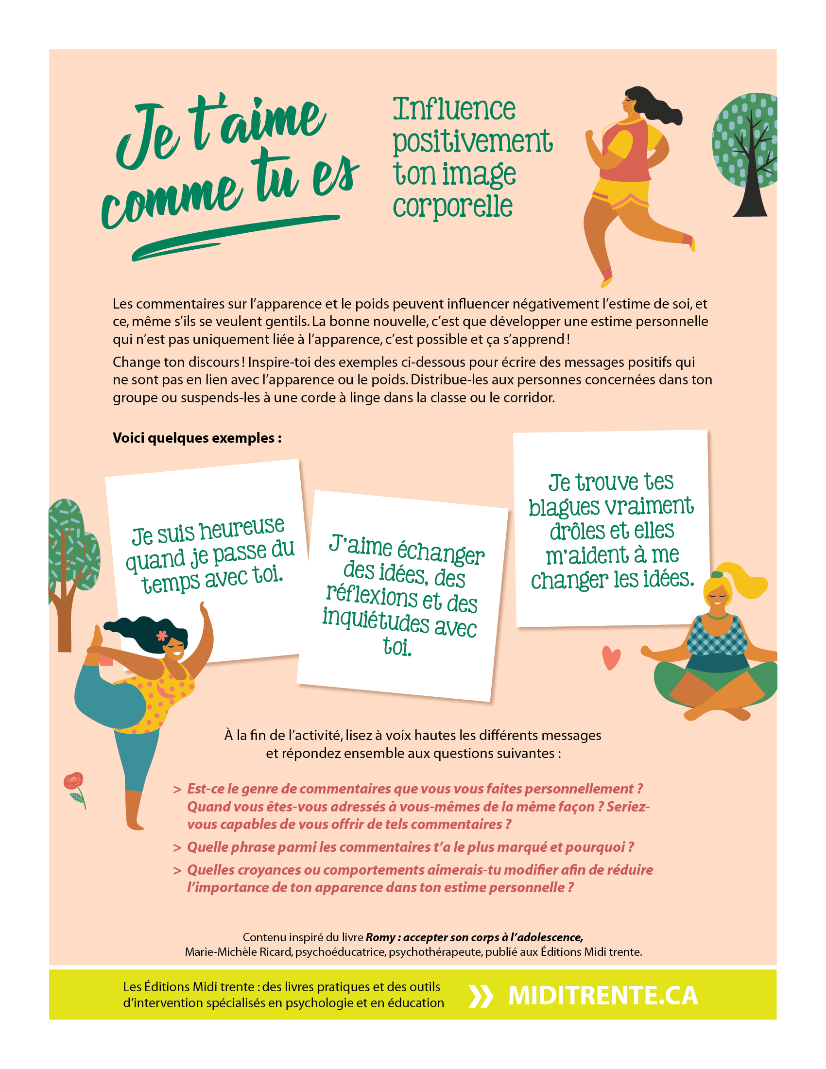 Je t'aime comme tu es (Midi truc gratuit)